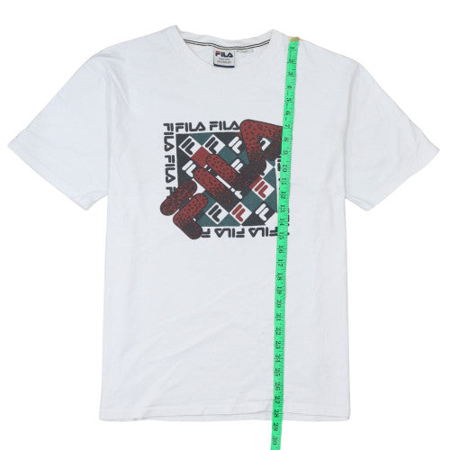 FILA Men’s White Limited Edition Logo T-Shirt Size L