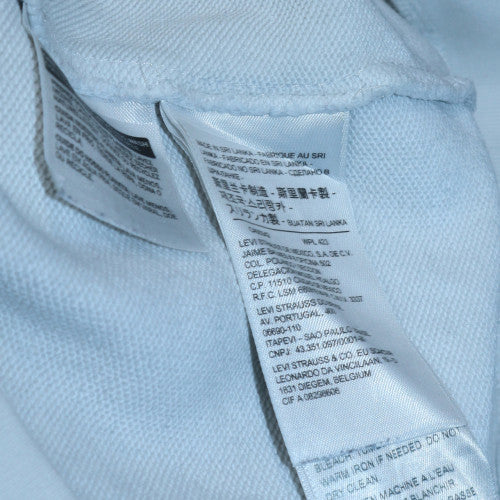 Levi's Men's White Medium Logo Crew Neck Pullover Sweatshirt