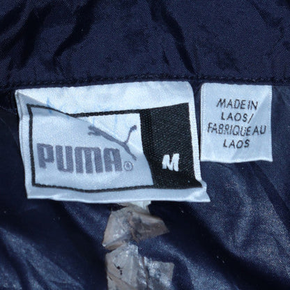 Additional view of Puma Men's Blue Hooded Windbreaker Jacket, size M