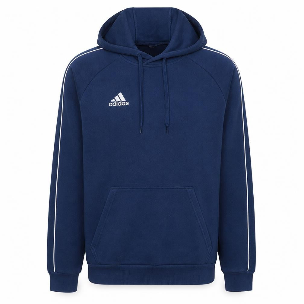 Adidas Men's Blue Pullover Hoodie Size S Sports Fleece Sweatshirt