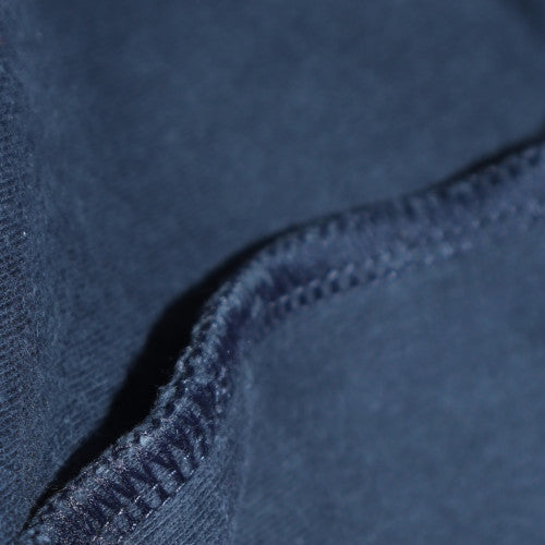 Wolsey Mens Blue Collared Henley Sweatshirt Size M Embroidered Logo