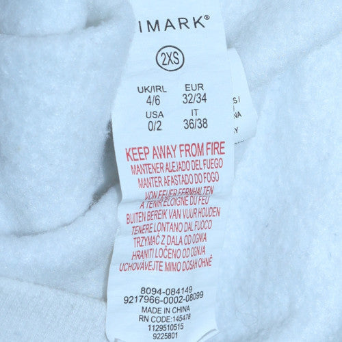 Disney Women White 2XS Pullover Sweatshirt Winnie the Pooh Print