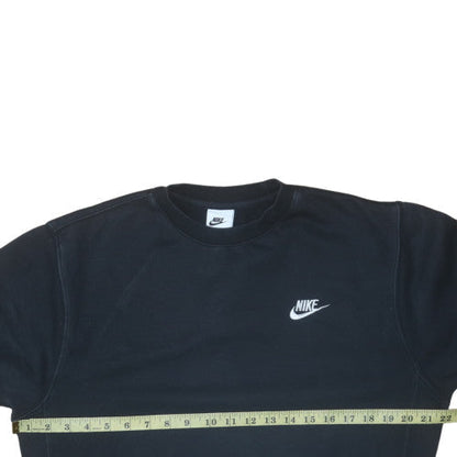 Nike Men's Black XS Crew Neck Pullover Sweatshirt Fleece