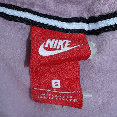 Nike Women's Lilac Pullover Hoodie Dress Size S - Hooded Logo Sweatshirt