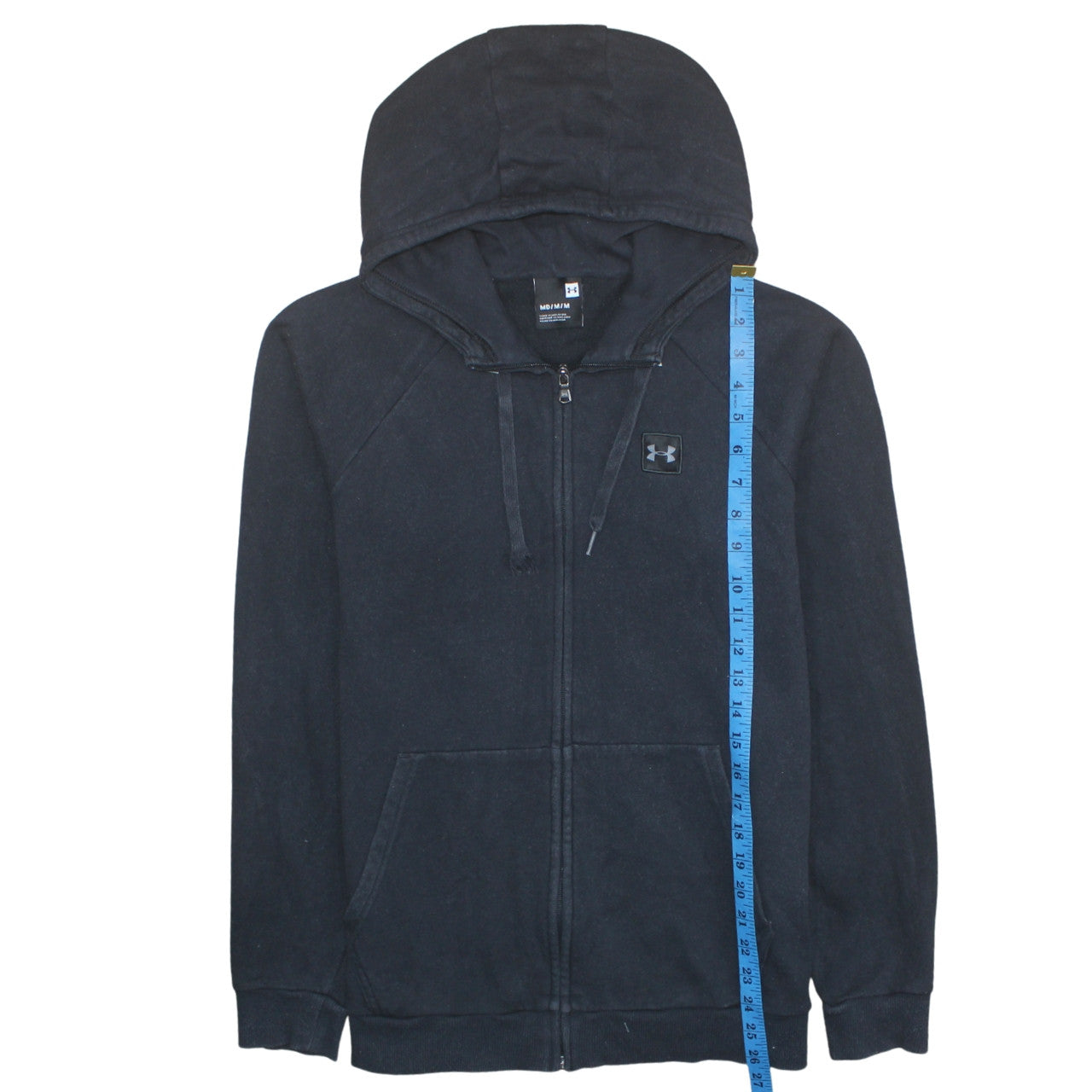 Under Armour Men's Black Full Zip Hoodie Size M Fleece