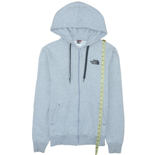 The North Face Men's Grey Full Zip Hoodie S Hooded Sweatshirt