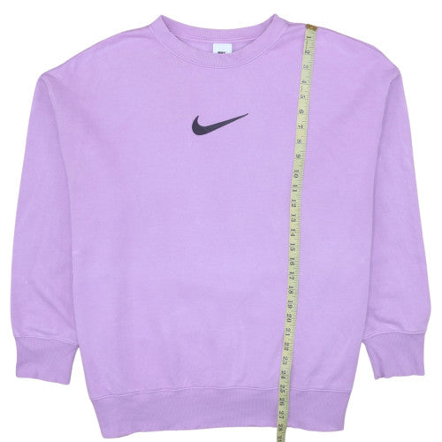 Nike Women's Purple Crew Neck Pullover Sweatshirt Size L