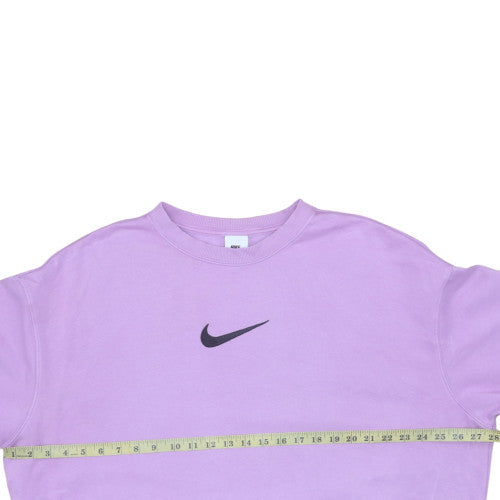 Nike Women's Purple Crew Neck Pullover Sweatshirt Size L