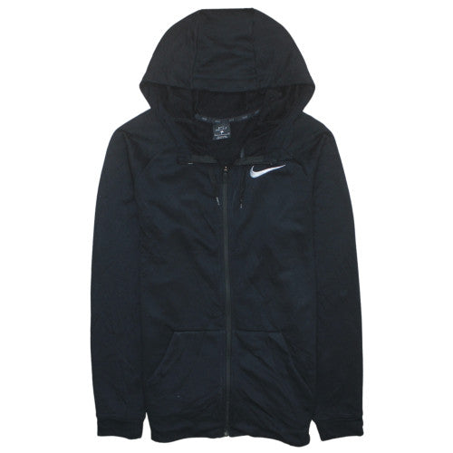 Nike Men's Black Dri-FIT Full Zip Hoodie S Regular Fit