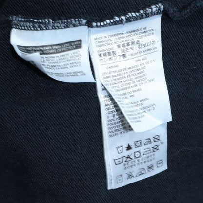 Levi's Women's Black Small Pullover Hoodie with Logo Front