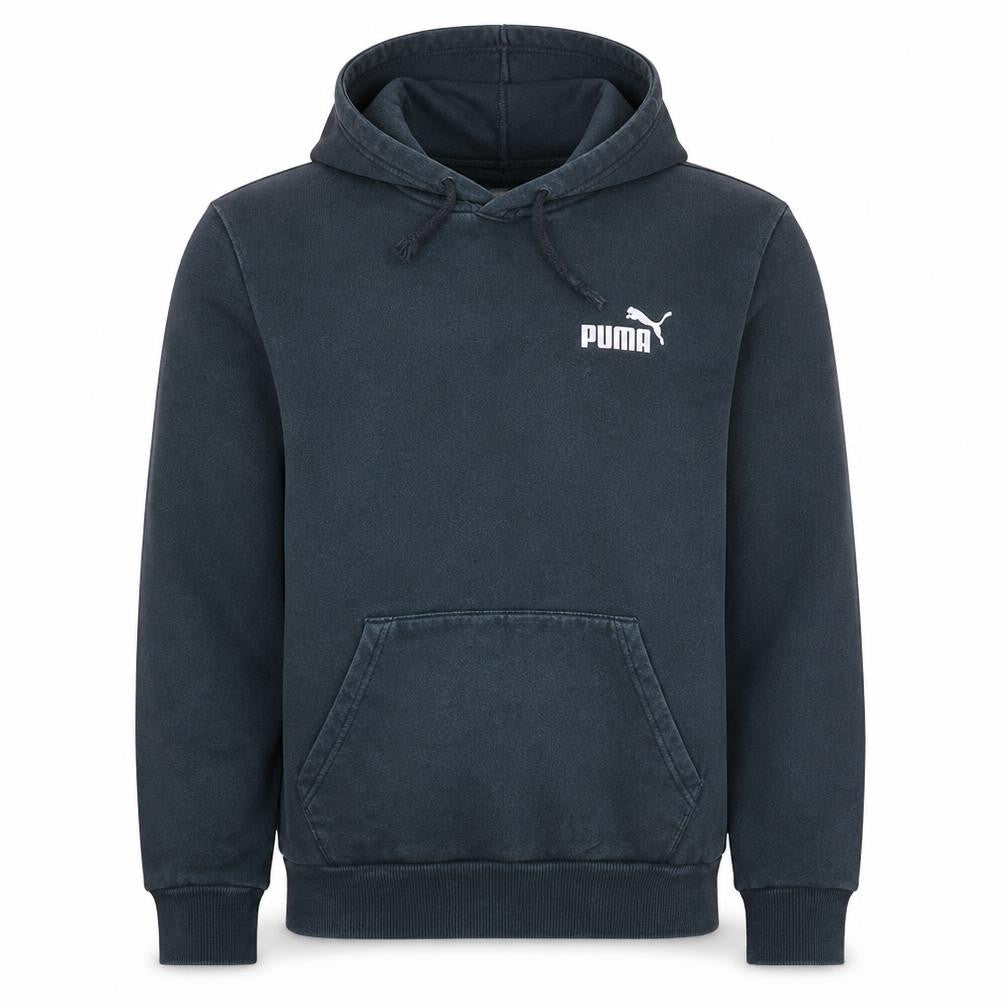 Puma Men's Black Pullover Hoodie Size S Fleece Sportswear