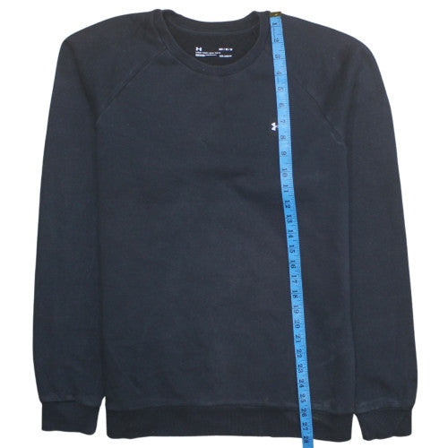 Under Armour Men's Black Medium Crew Neck Pullover Sweatshirt
