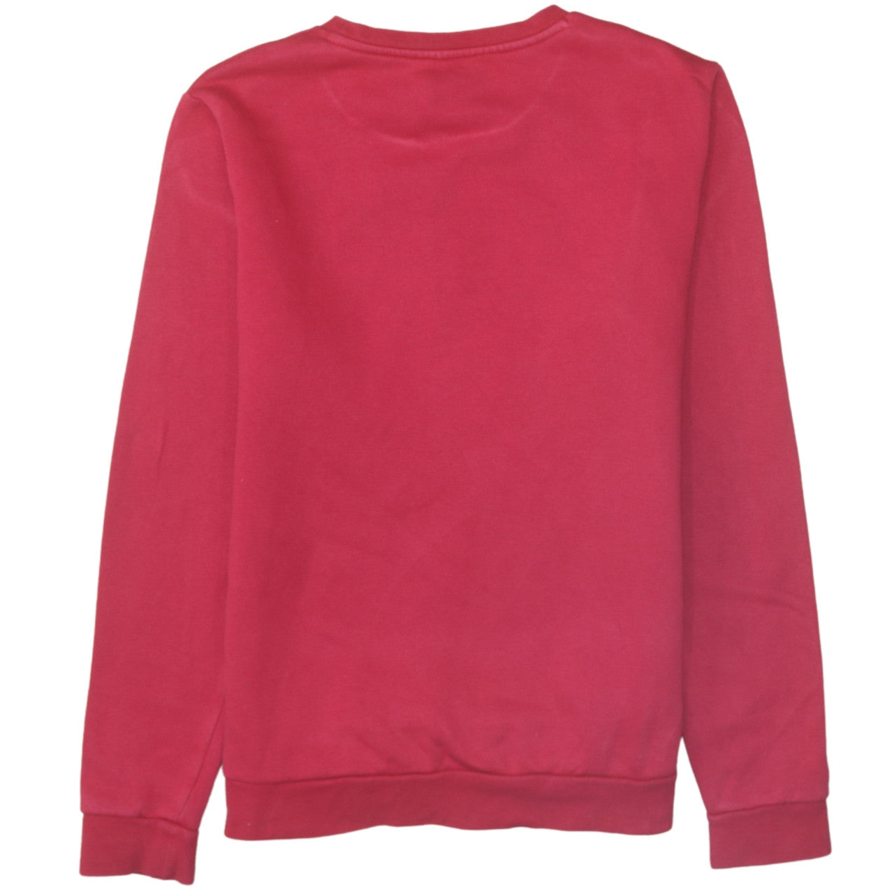 BOSS Boys Red Crew Neck Pullover Sweatshirt 16 Years Cotton Blend
