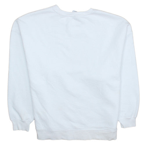 Primark Women’s White Elf Christmas Sweatshirt L Crew Neck Pullover