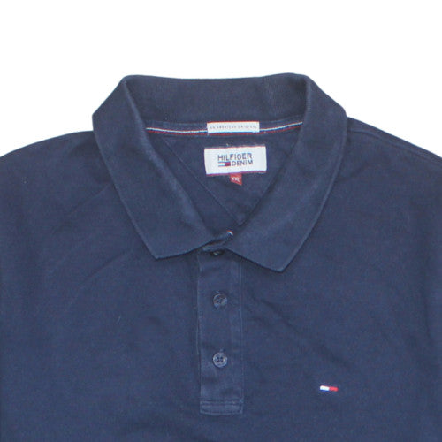 Hilfiger Denim Men's Navy Blue XXL Cotton Polo Shirt
