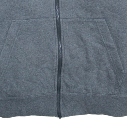 Nike Men's Grey Full Zip Hoodie L Fleece Classic Sweatshirt