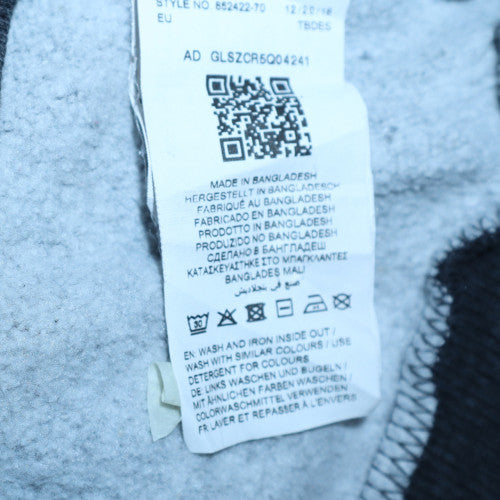 Puma Men's Grey Pullover Hoodie Size S Fleece Graphic Sweatshirt