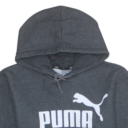 Additional view of Puma Men's Grey Pullover Hoodie, size S, Fleece Graphic Sweatshirt
