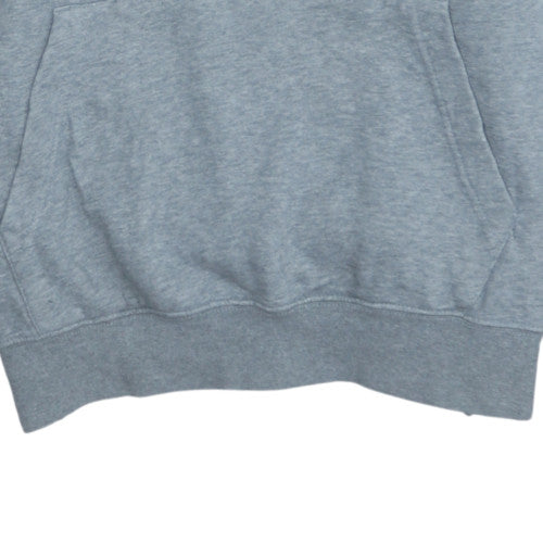 Nike Men's Grey Pullover Hoodie Small Logo Fleece Sportswear