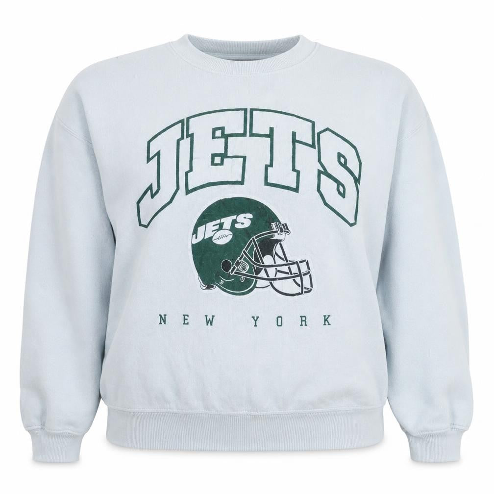 Primark NFL Women's Grey New York Jets Pullover Sweatshirt Size M