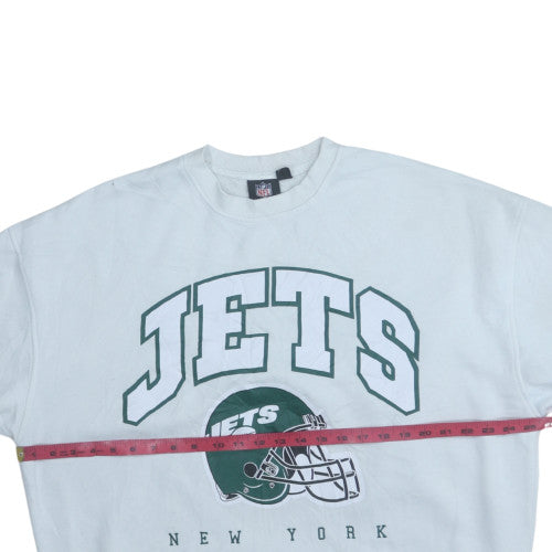 Primark NFL Women's Grey New York Jets Pullover Sweatshirt Size M