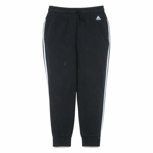 Adidas Women's Black XL Jogger Track Pants with Side Stripes