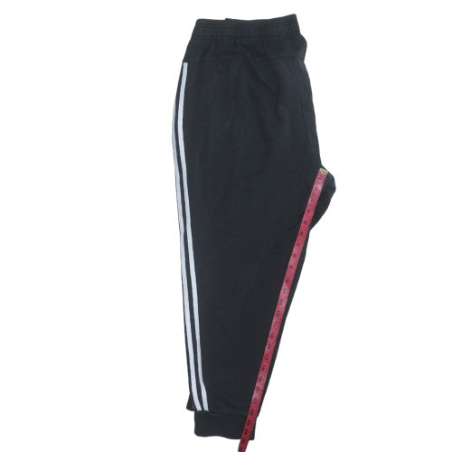 Adidas Women's Black XL Jogger Track Pants with Side Stripes