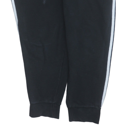 Adidas Women's Black XL Jogger Track Pants with Side Stripes