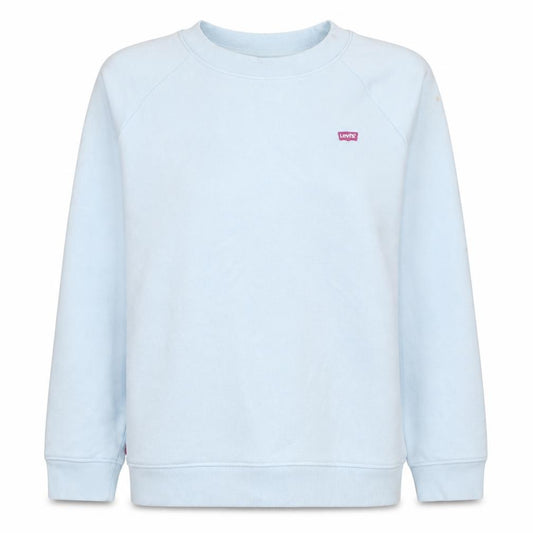 Levi's Women Light Blue XS Crew Neck Pullover Sweatshirt