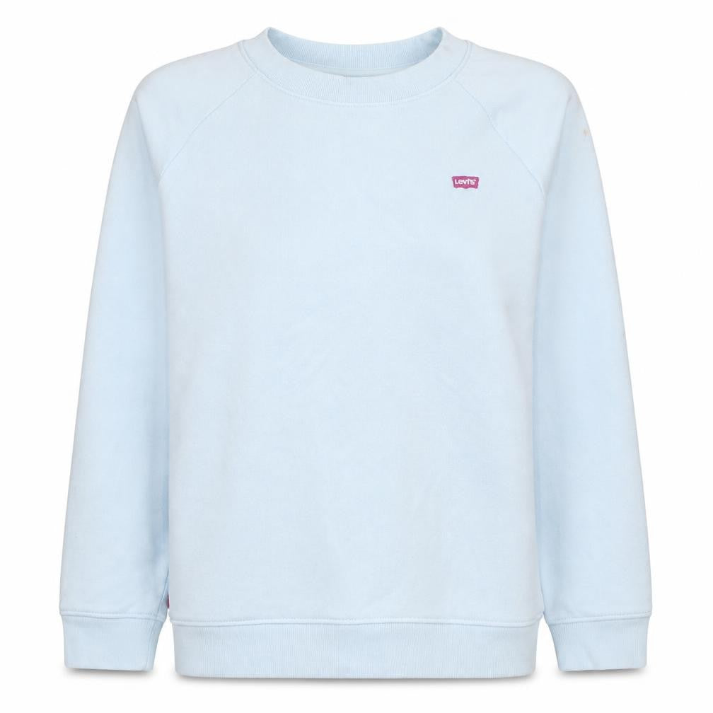 Levi's Women Light Blue XS Crew Neck Pullover Sweatshirt