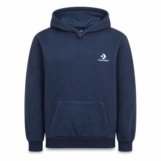 Converse Men's Blue Pullover Hoodie Medium Fleece Sportswear