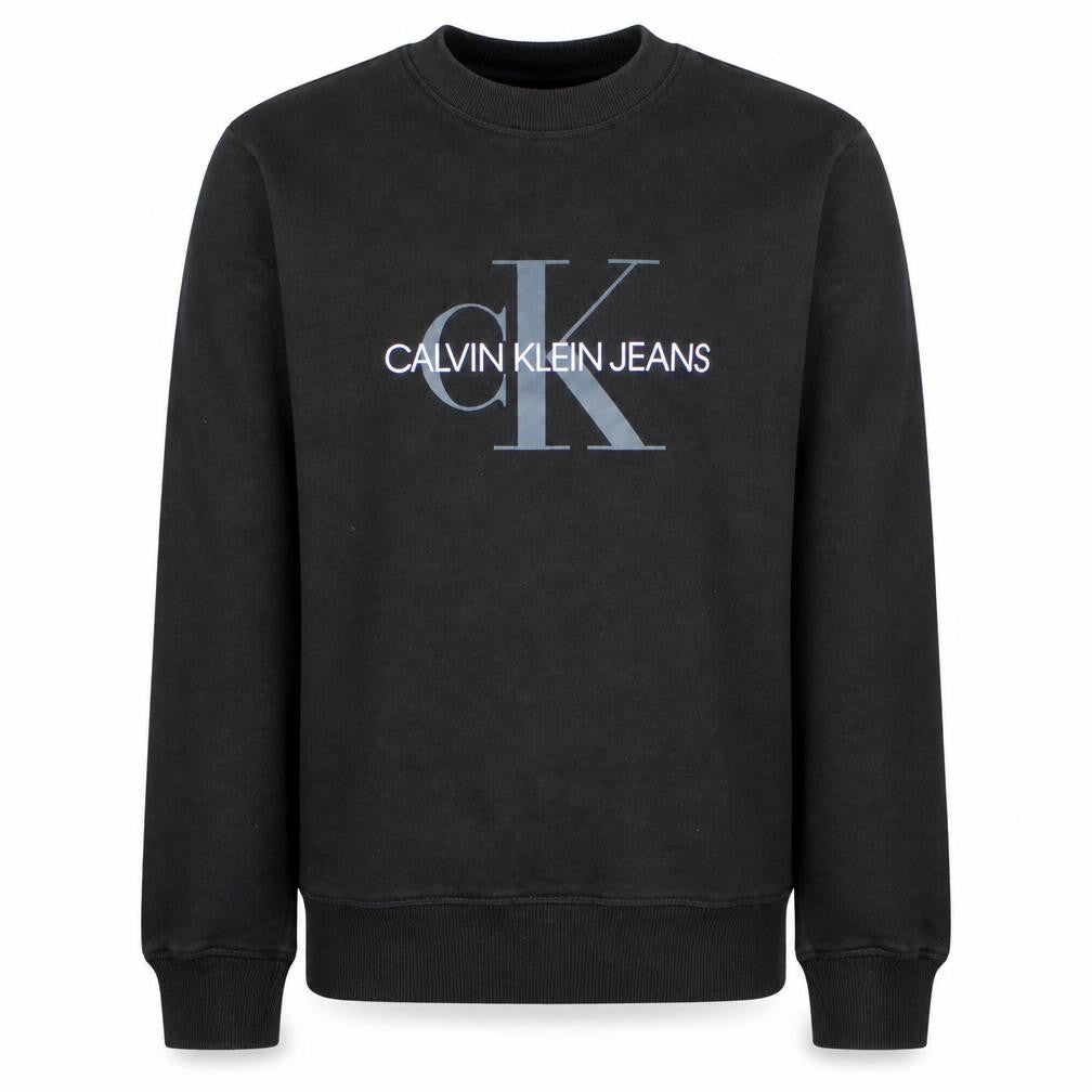 Calvin Klein Jeans Men's Black XS Crew Neck Pullover Sweatshirt