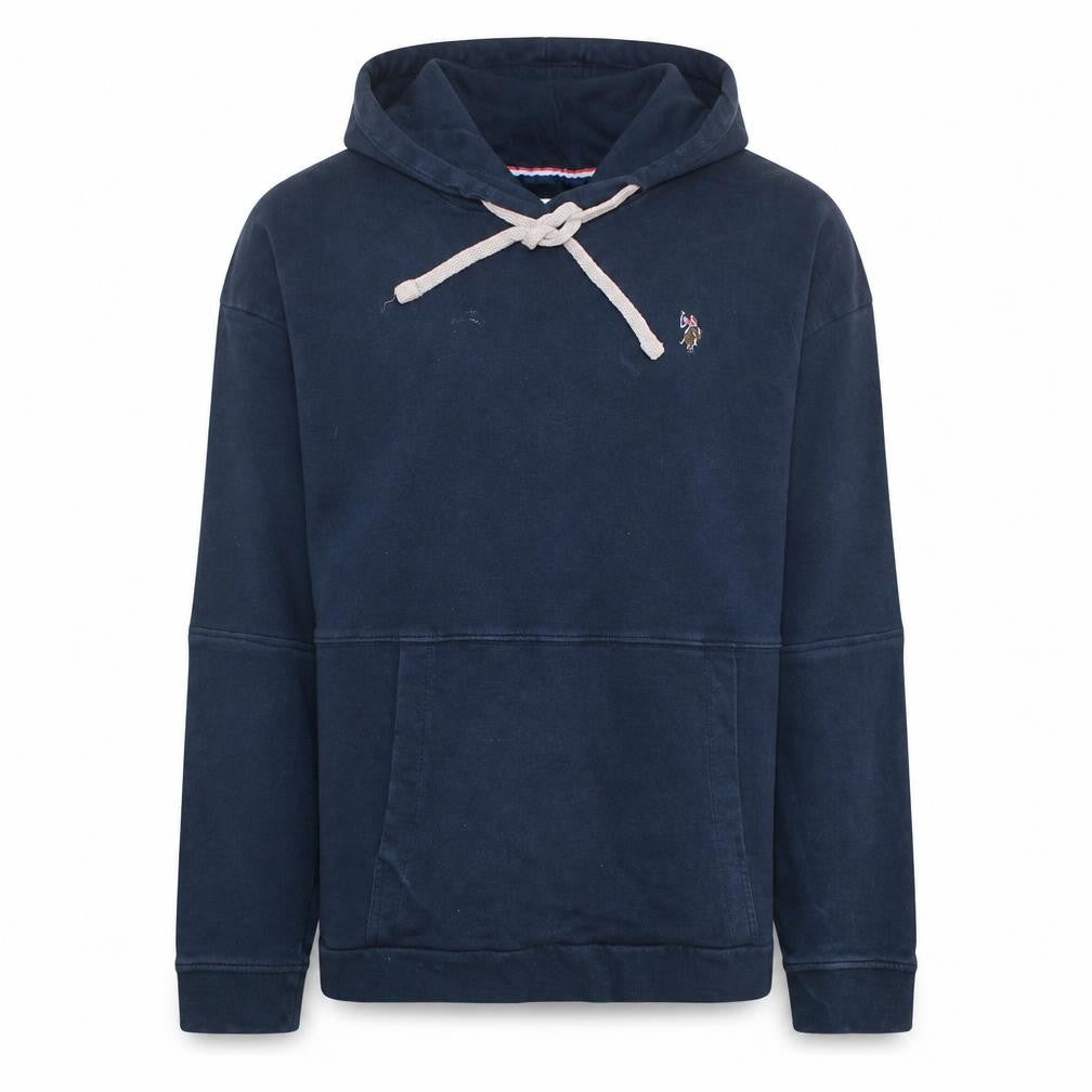 U.S. Polo Assn. Women Navy Blue Cotton 2XL Pullover Hoodie