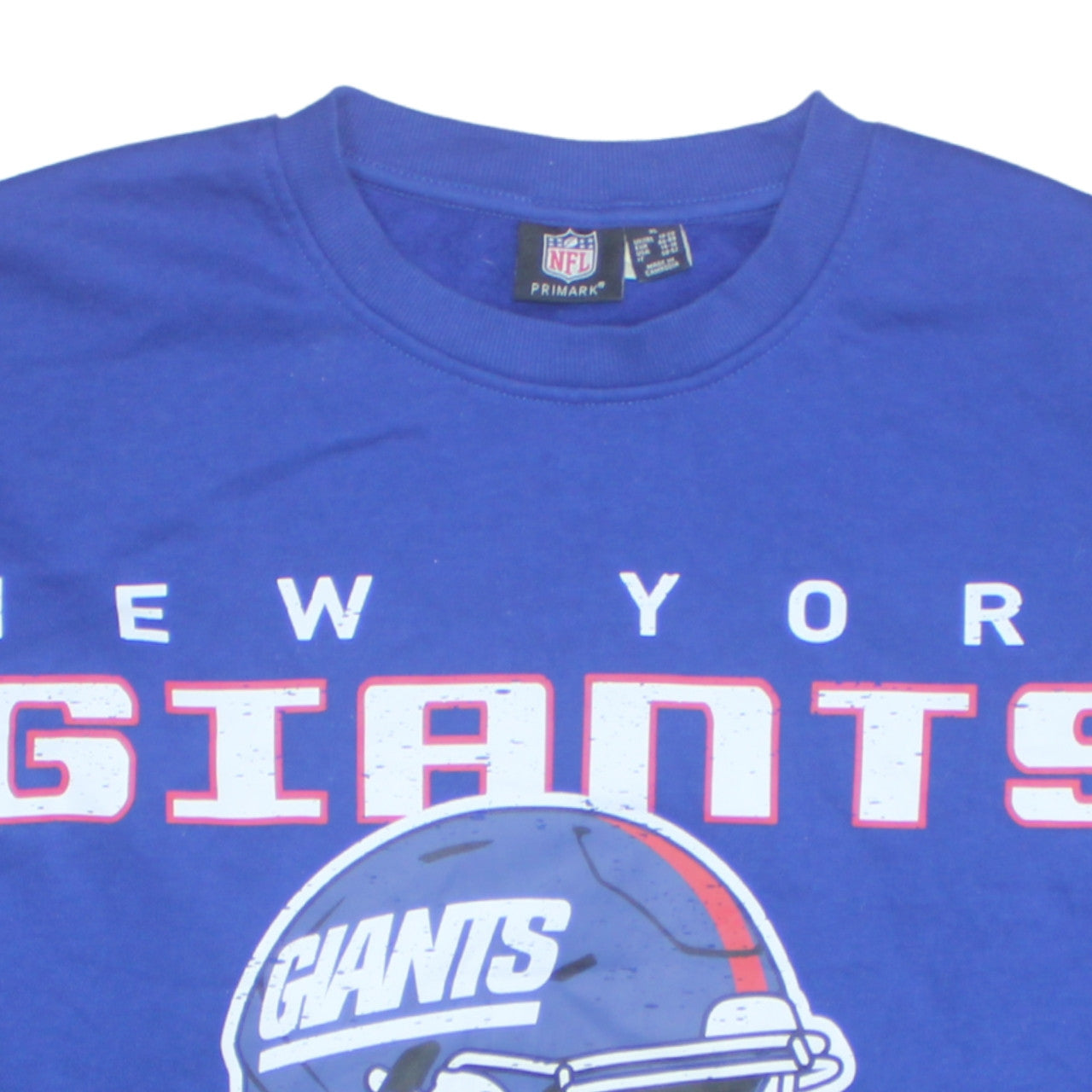 Primark NFL Women Blue XL Pullover Sweatshirt New York Giants