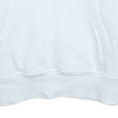 Champion Men's White Pullover Hoodie Medium Fleece Logo Sweatshirt