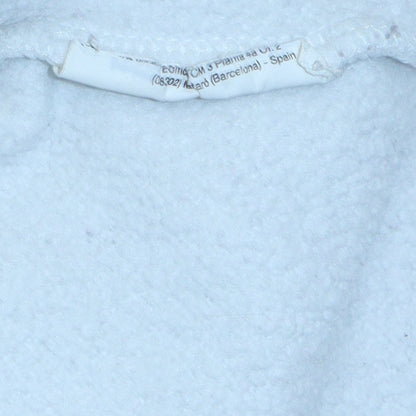 Champion Men's White Pullover Hoodie Medium Fleece Logo Sweatshirt