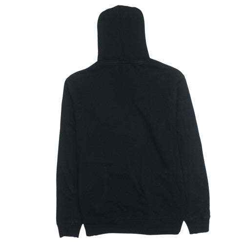 Lee Men's Black Pullover Hoodie L Classic Logo Cotton Sweatshirt