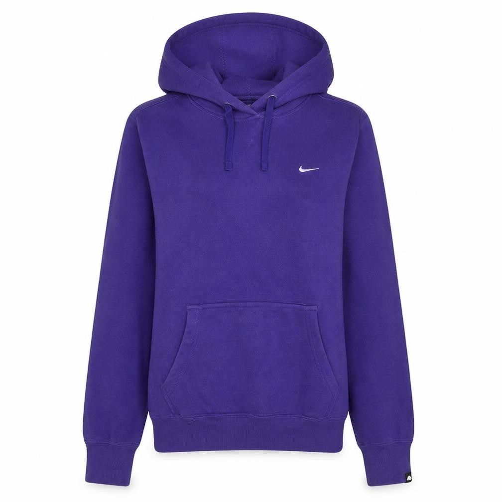 Nike Women's Purple Pullover Hoodie M Cotton Blend Athletic Dept