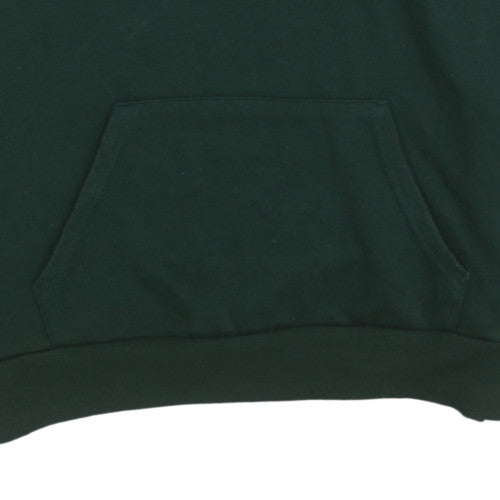 Disney Women's Green Pullover Hoodie Size S Fleece Sweatshirt