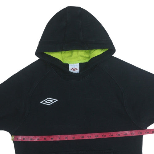 Umbro Men's Black Pullover Hoodie M Sports Fleece Sweatshirt