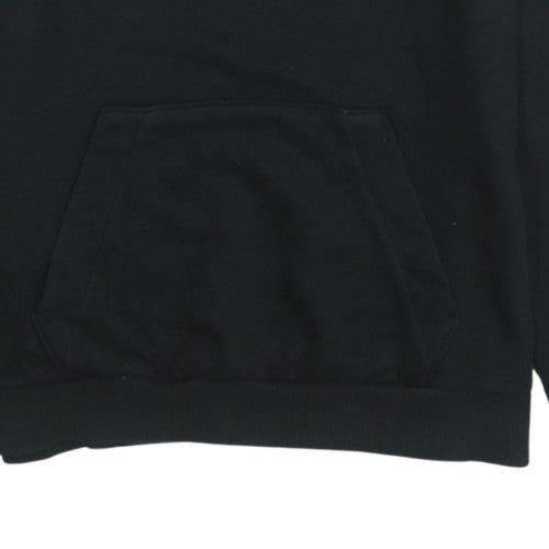 Adidas Women Black Pullover Hoodie L 16-18 Hooded Sweatshirt