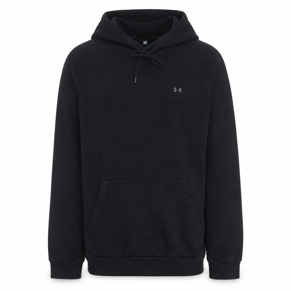 Under Armour Men's Black Pullover Hoodie Size L Fleece Sportswear
