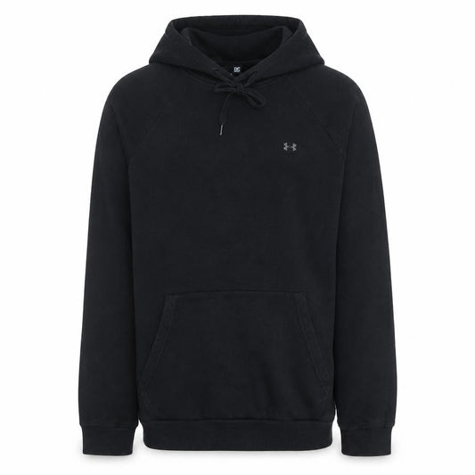 Under Armour Men's Black Pullover Hoodie Size L Fleece Sportswear
