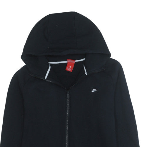 Nike Men's Black XL Full Zip Hoodie Sweatshirt with Logo