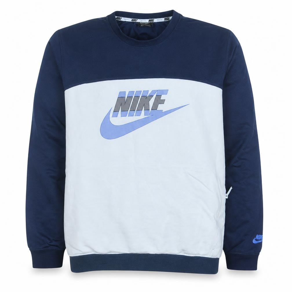 Nike Mens Blue Crew Neck Long Sleeve Sweatshirt XL