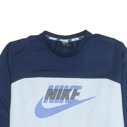 Nike Mens Blue Crew Neck Long Sleeve Sweatshirt XL
