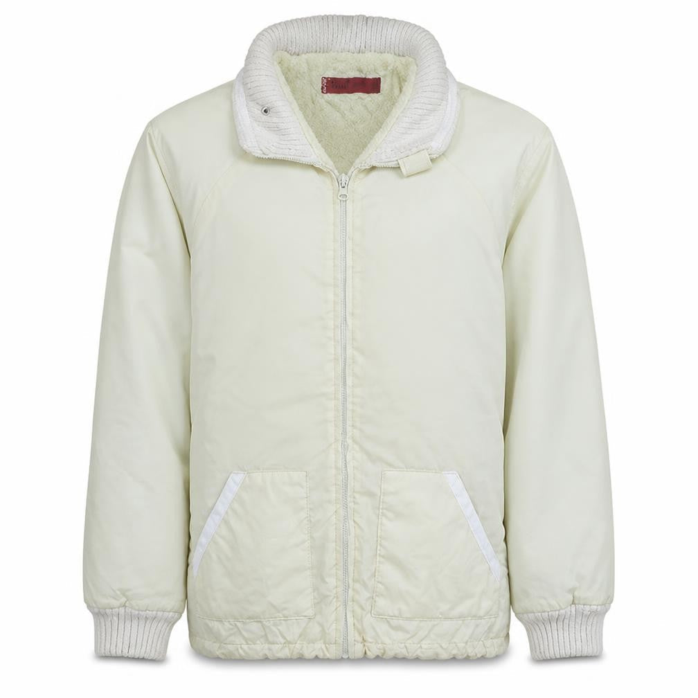 Levi's Red Tab Men's Small Ivory Bomber Jacket with Zip Front