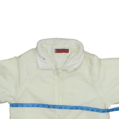 Levi's Red Tab Men's Small Ivory Bomber Jacket with Zip Front
