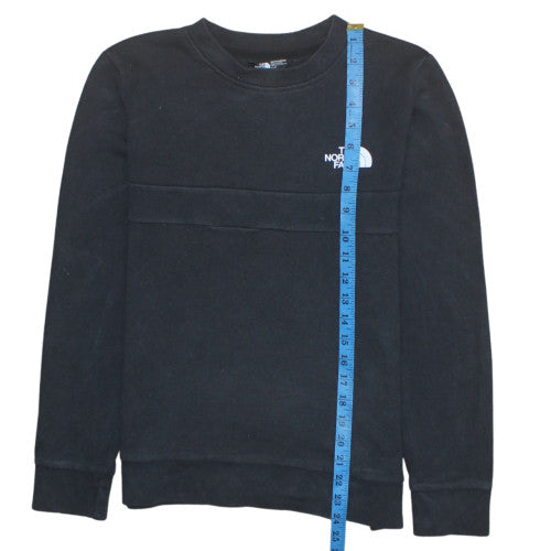The North Face Boys Black XL Crew Neck Pullover Sweatshirt Cotton Blend