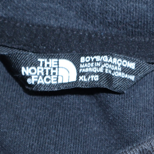 The North Face Boys Black XL Crew Neck Pullover Sweatshirt Cotton Blend
